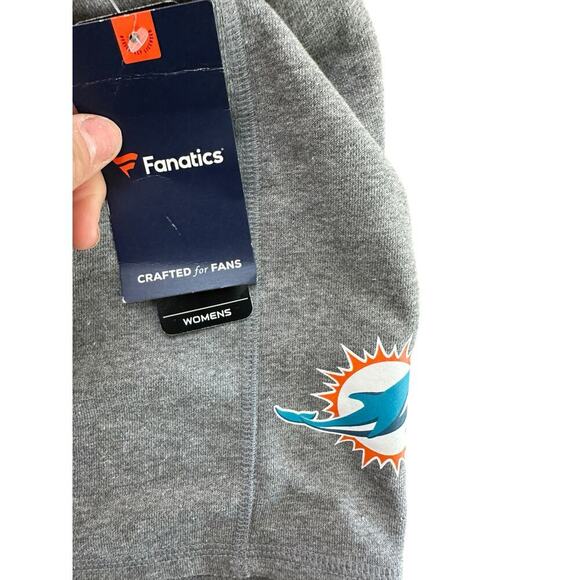 Fanatics Women's Gray Miami Dolphins Concepts Sport Mainstream Terry Shorts XL - Picture 5 of 5